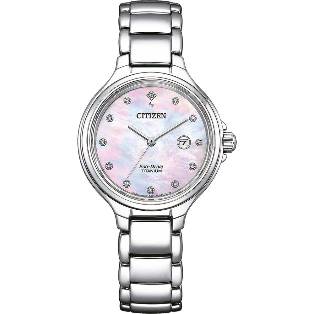 Nome prodotto: Orologio Citizen Lady Super Titanio Madreperla e Diamanti
