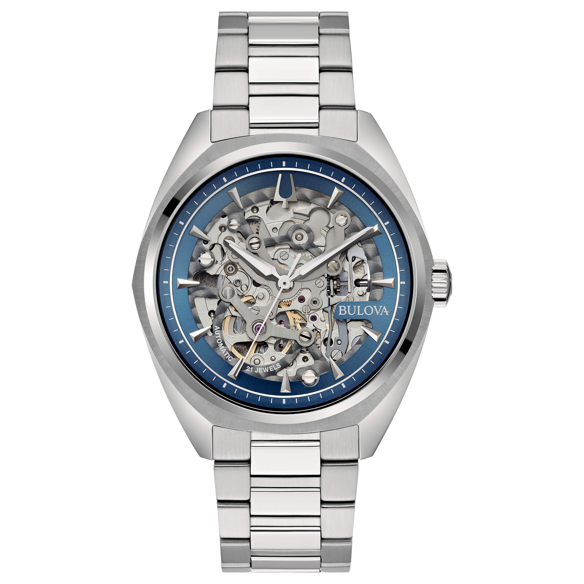 Orologio Bulova Surveyor Automatic Skeleton Blue Steel