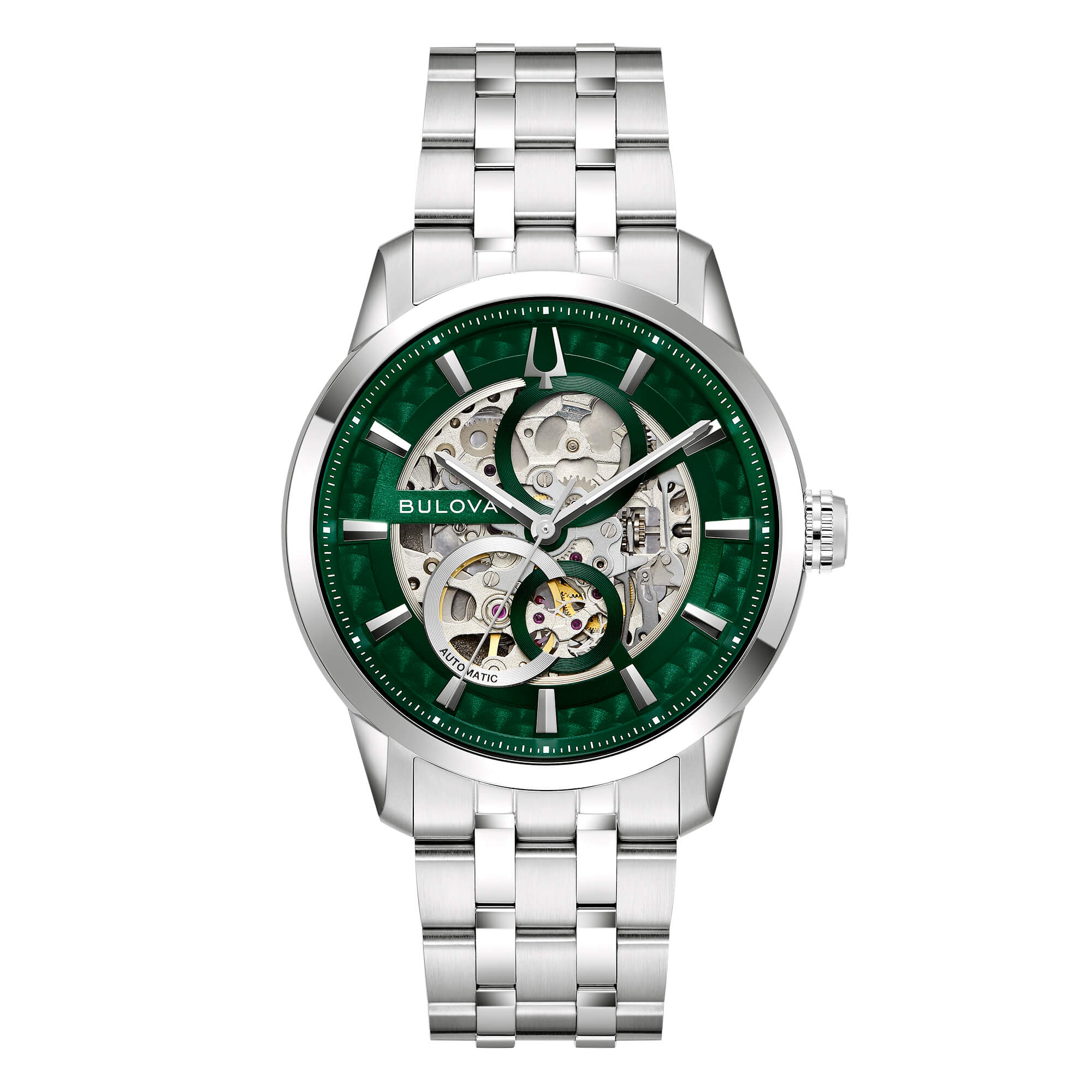 Orologio Bulova Sutton Skeleton Emerald Green