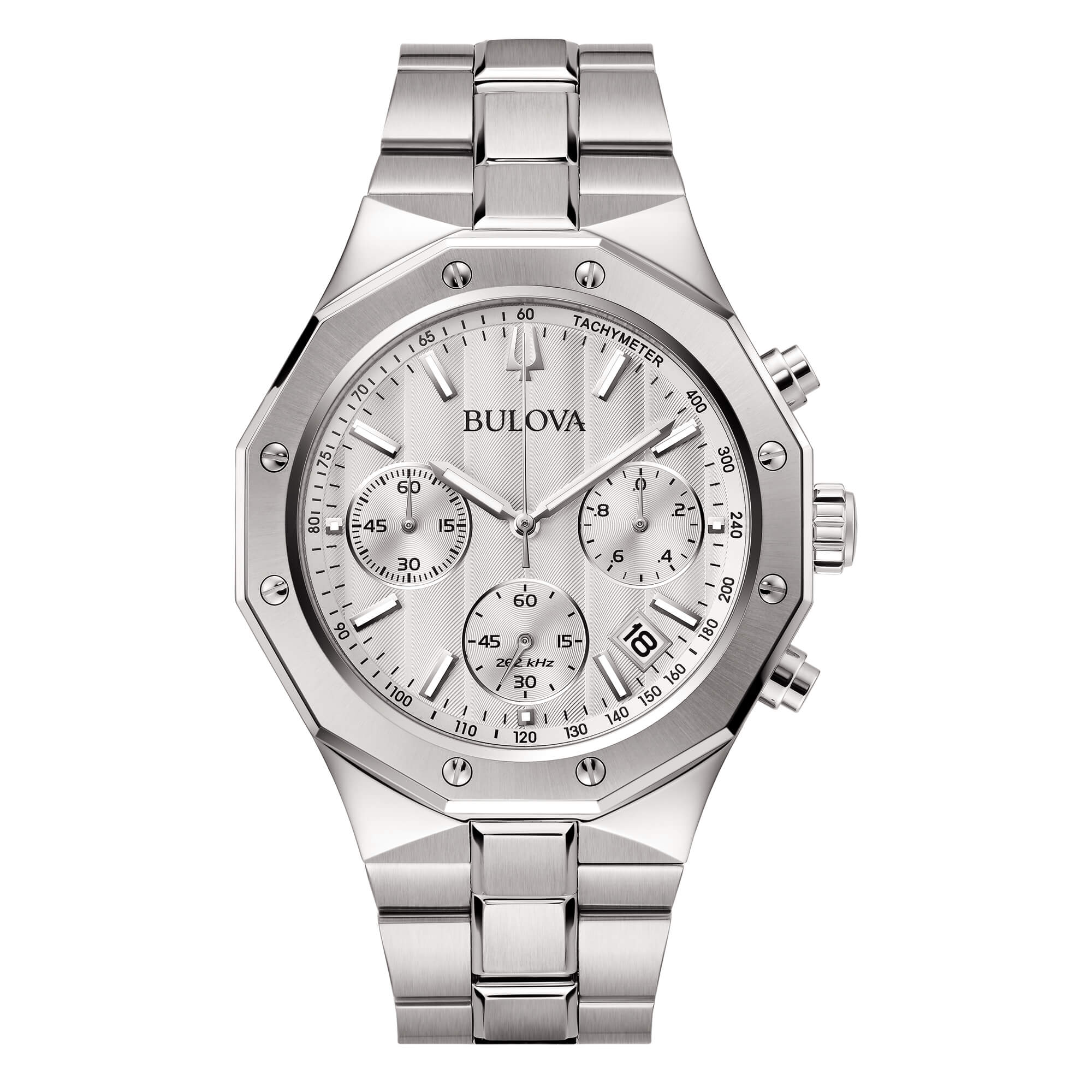 Orologio Bulova Octagon Chronograph Precisionist Silver