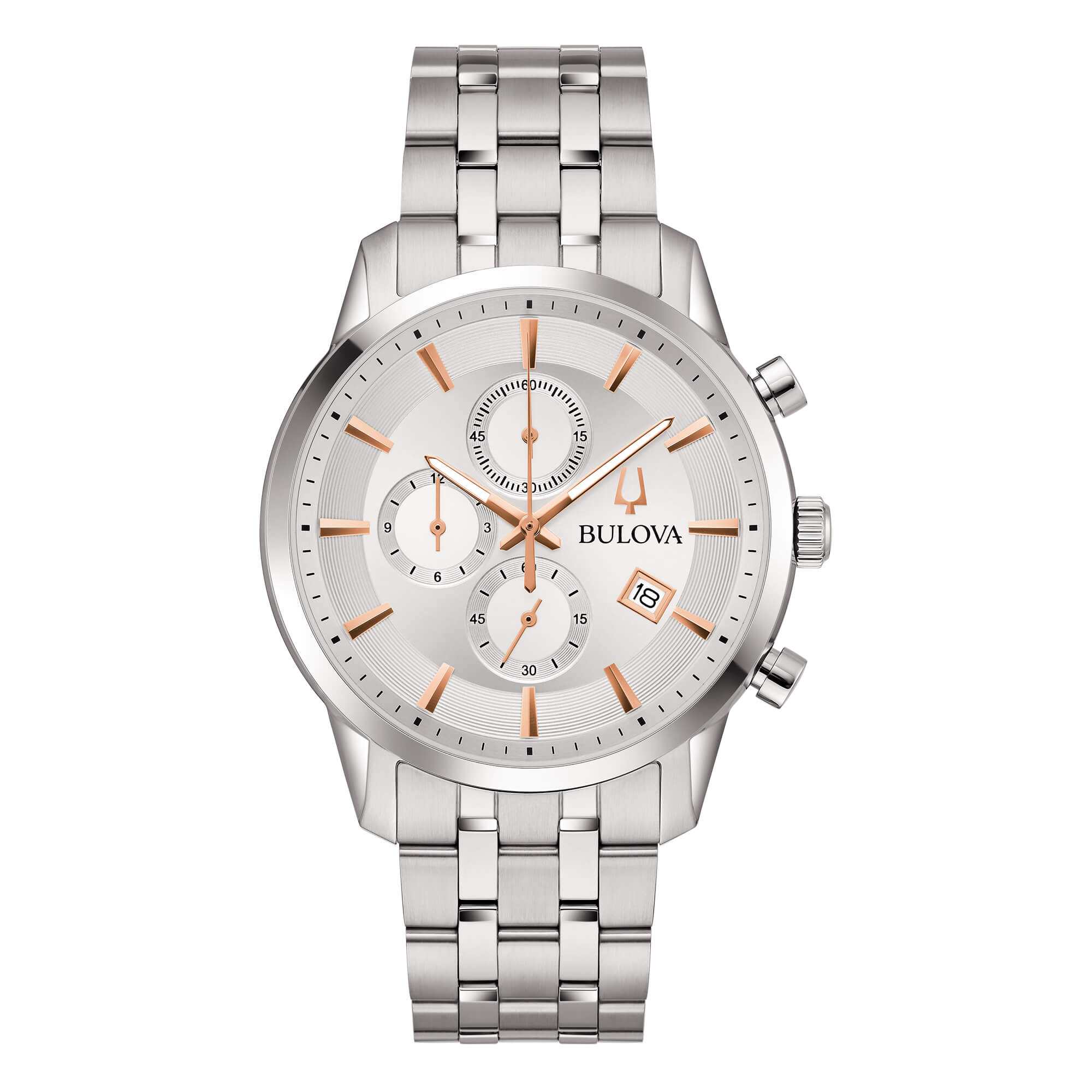 Orologio Bulova Sutton Chrono Silver Rose Gold