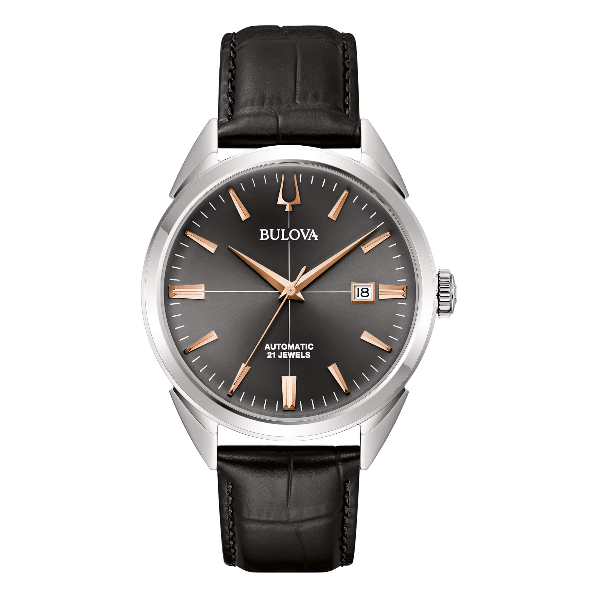 Orologio Bulova Sutton Automatic Grey Rose Gold