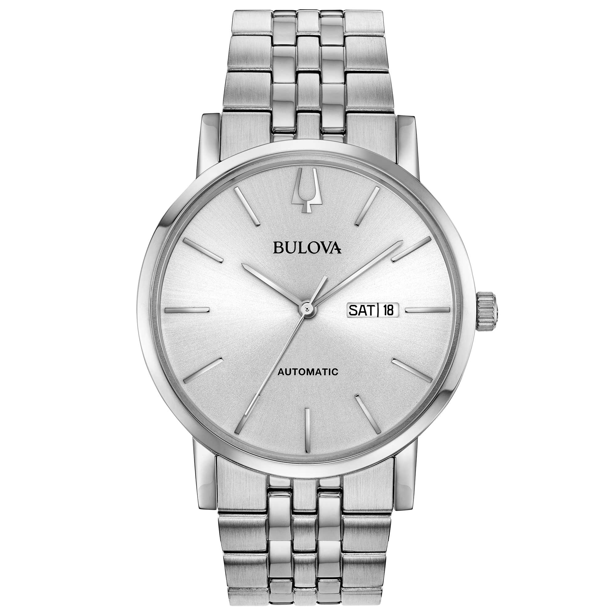 Orologio Bulova Clipper Automatic Day-Date Silver