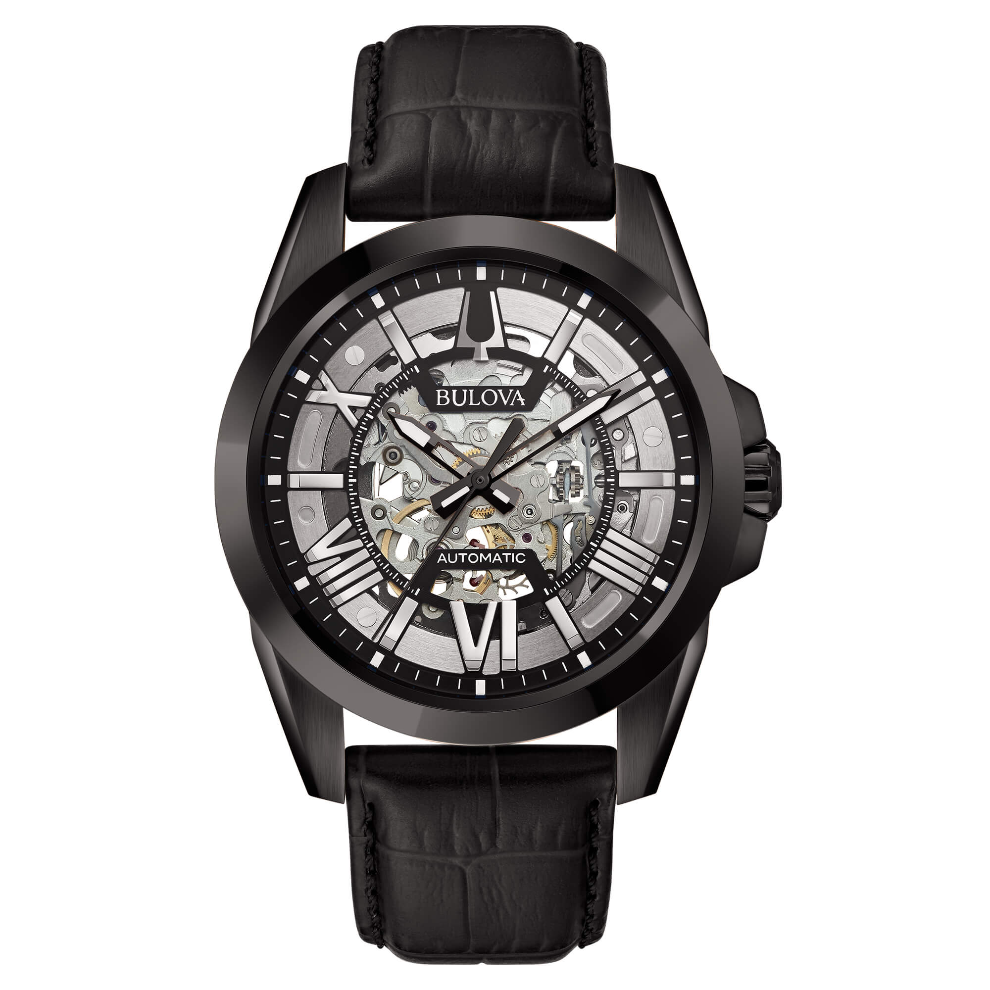 Orologio Bulova Sutton Skeleton Automatic Black