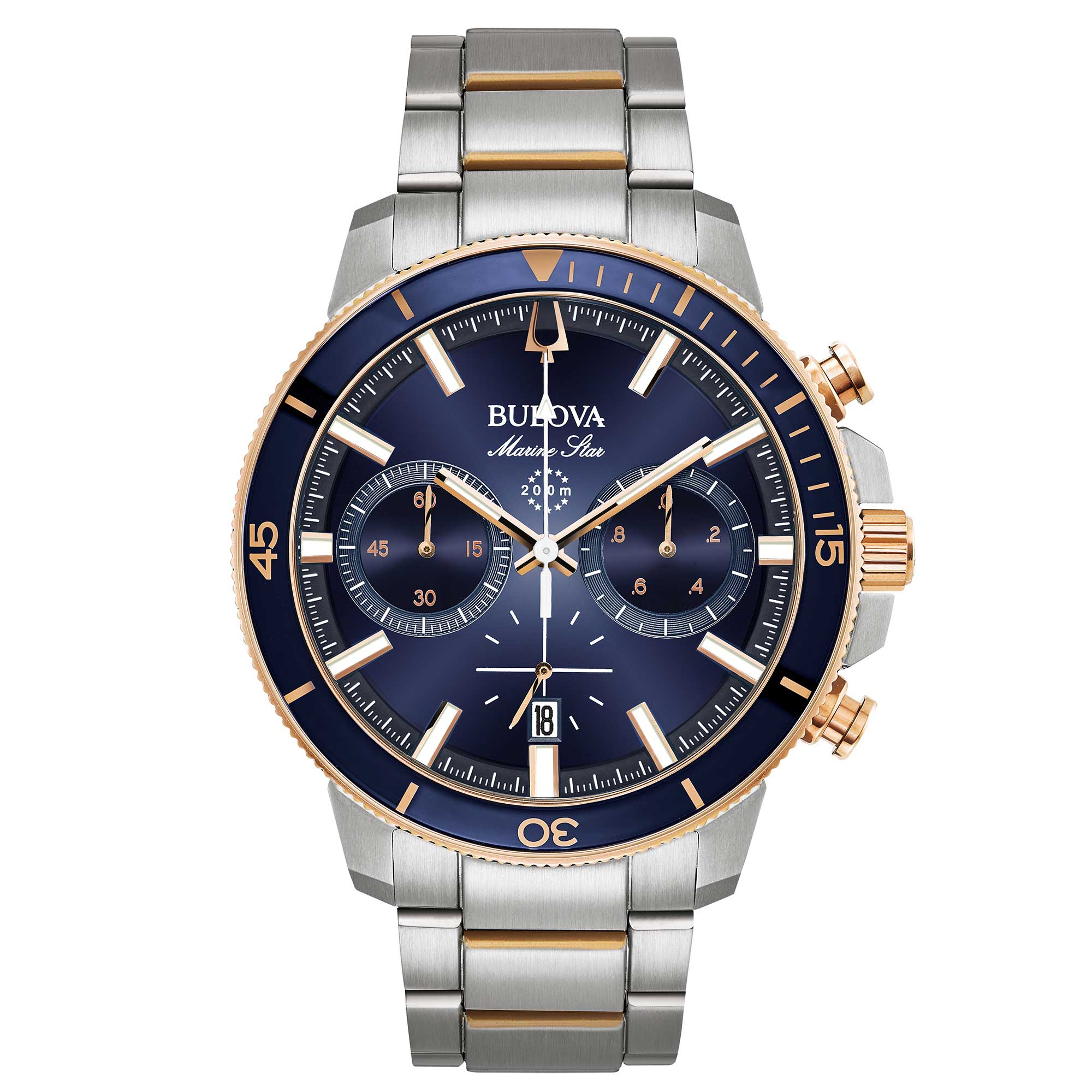 Orologio Bulova Marine Star Chrono Two-Tone Blue