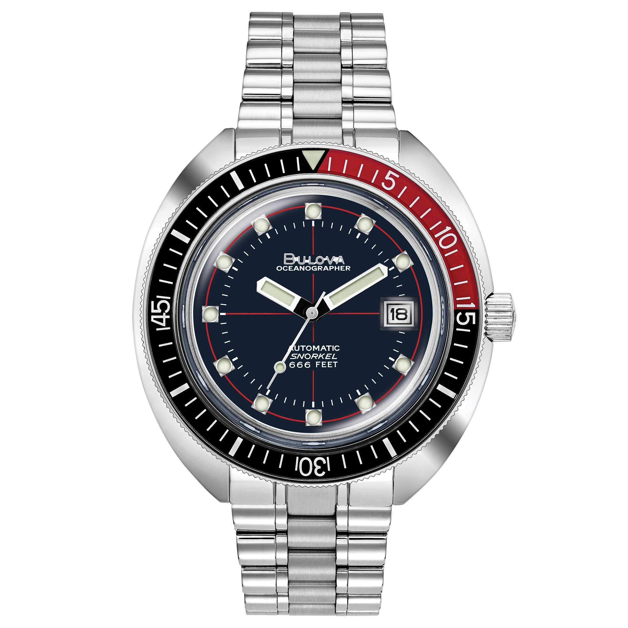 Orologio Bulova Oceanographer "Devil Diver" Blue & Red
