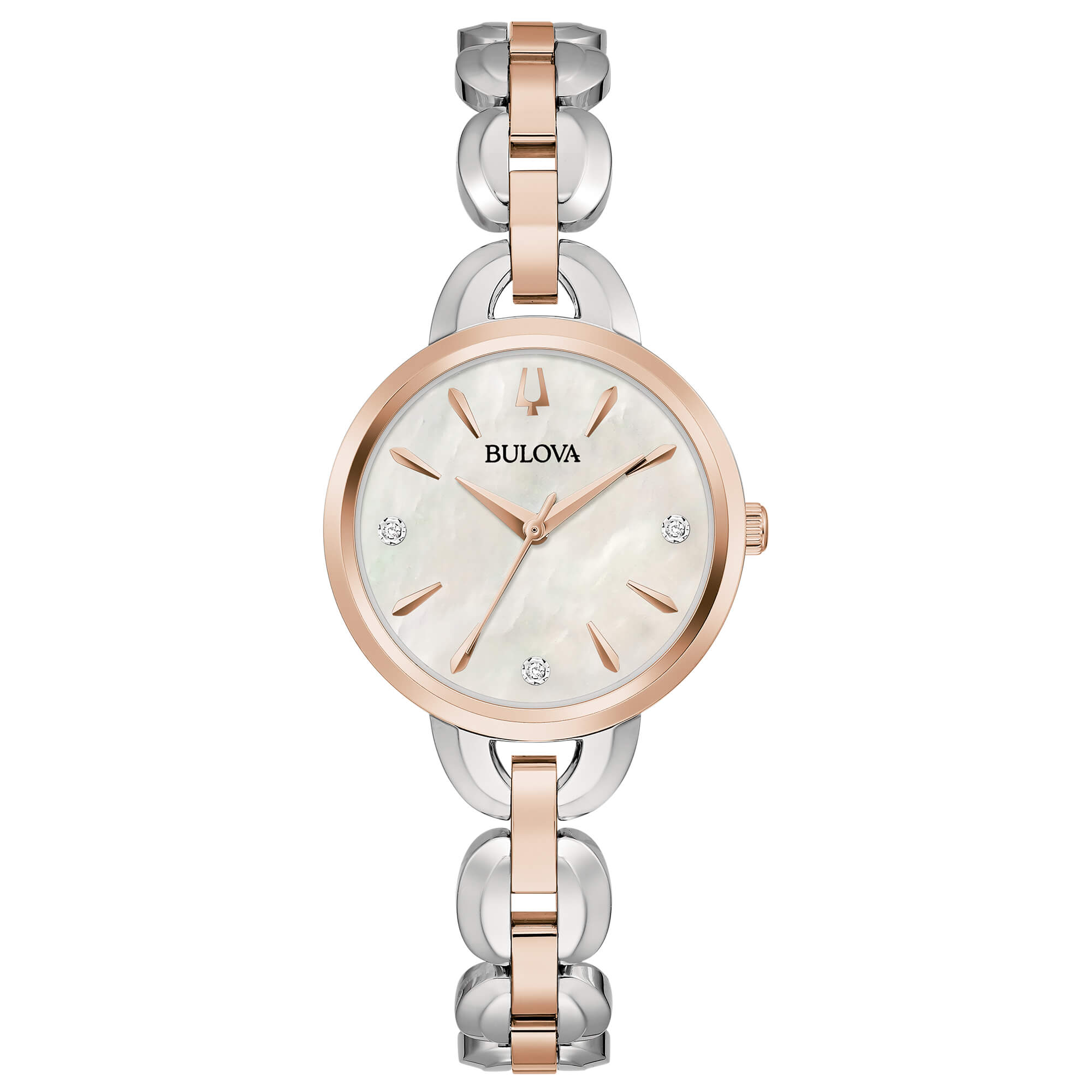 Orologio Bulova Classic Lady Two-Tone Madreperla e Diamanti