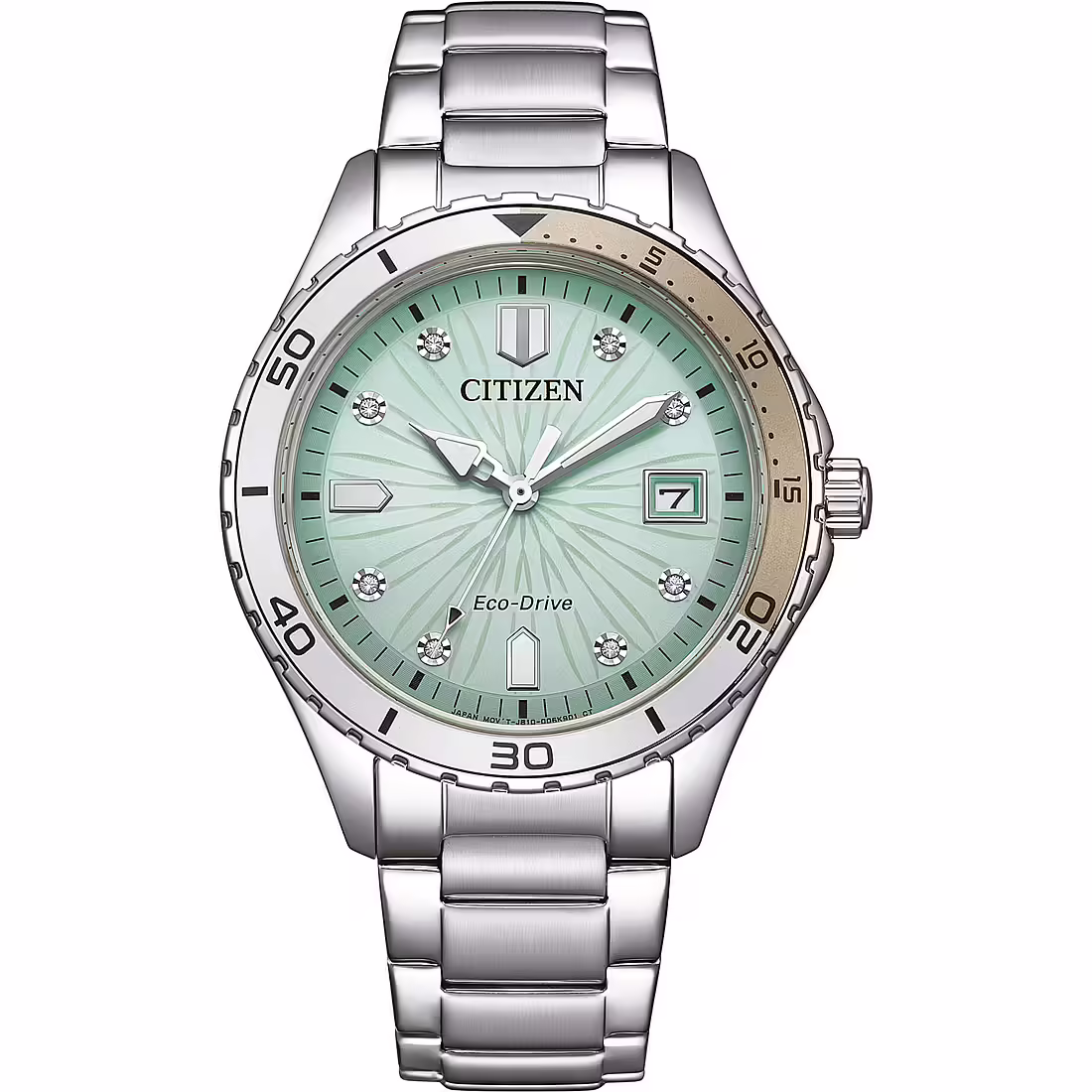 Orologio Citizen Lady Sporty Aqua "Tiffany Mint" con Cristalli