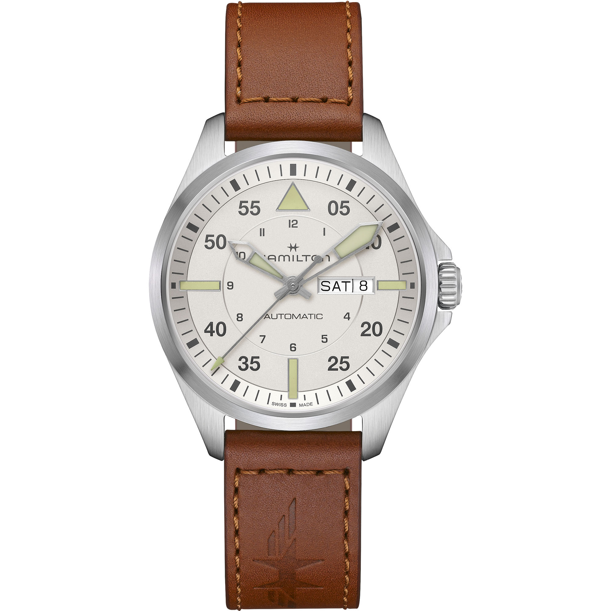 Orologio Hamilton Khaki Aviation Pilot Day Date Auto
