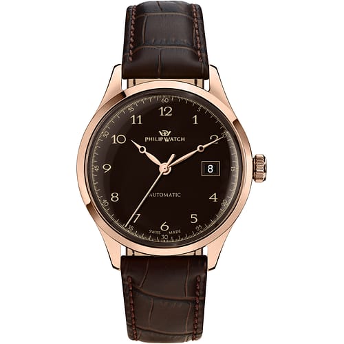 Orologio Philip Watch Museum Automatic Rose Gold & Brown Leather