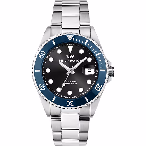 Orologio Philip Watch Caribe Diving Automatico Black & Blue