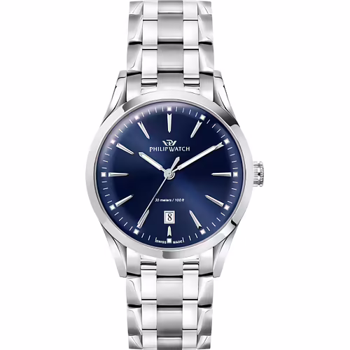 Orologio Philip Watch Sunray Solo Tempo Blu