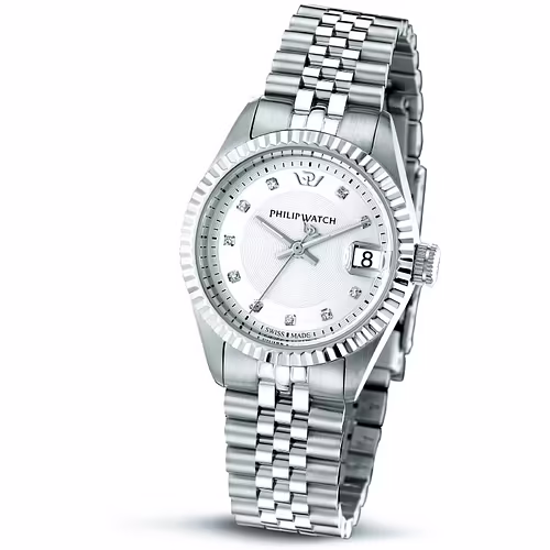 Orologio Philip Watch Caribe Lady Diamonds Silver