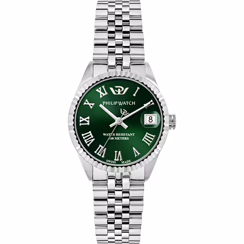 Orologio Philip Watch Caribe Lady Green Roman