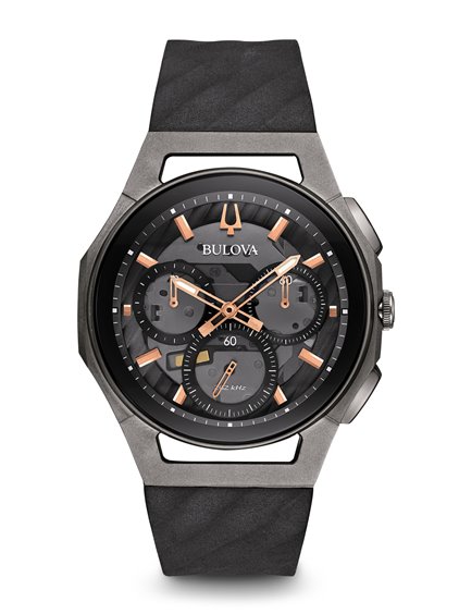 Orologio Bulova Curv Chronograph Titanium & Rose Gold
