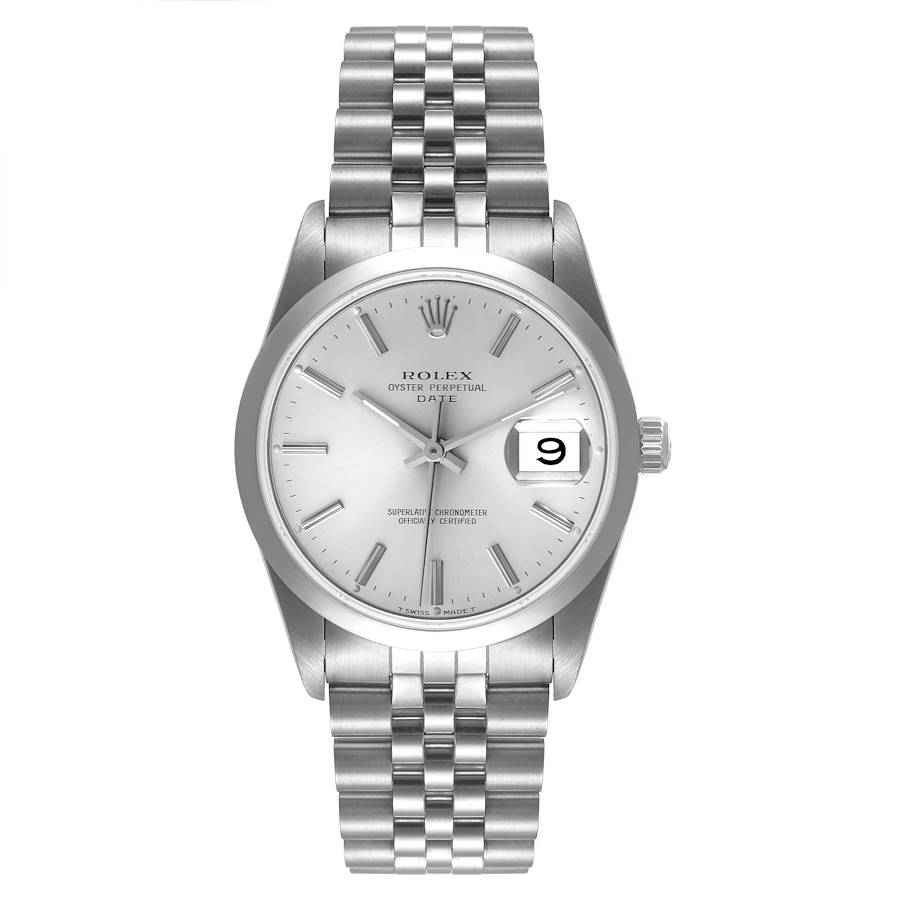 Rolex OYSTER DATE Silver 34mm