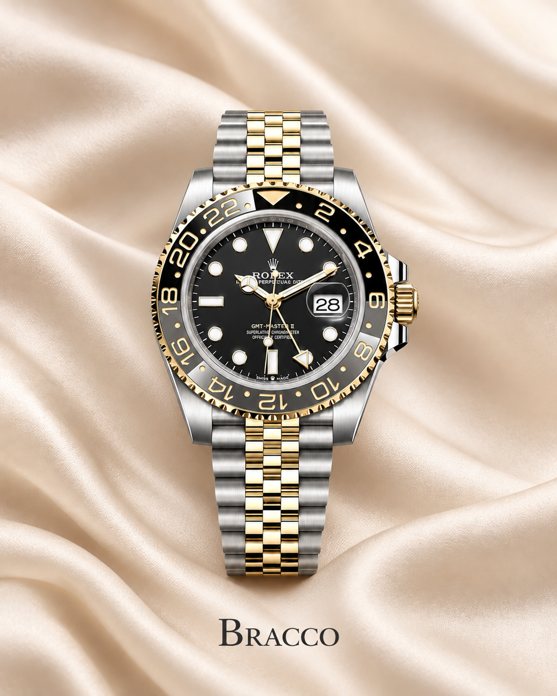 Rolex GMT MASTER II Acciaio Oro ZOMBIE Jubilee  